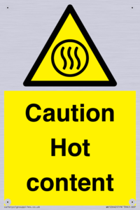 Caution Hot content